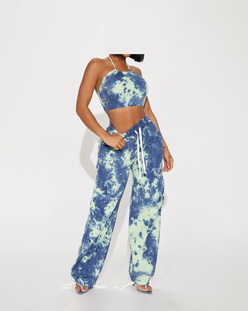 A Ways Away Tie Dye Jogger Set