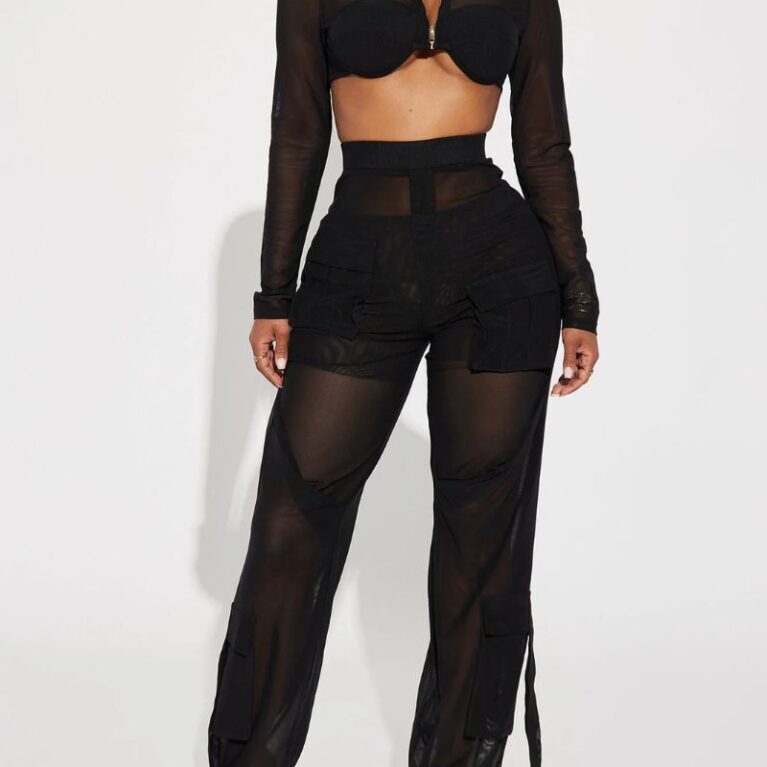 Believe Me Mesh Pant Set