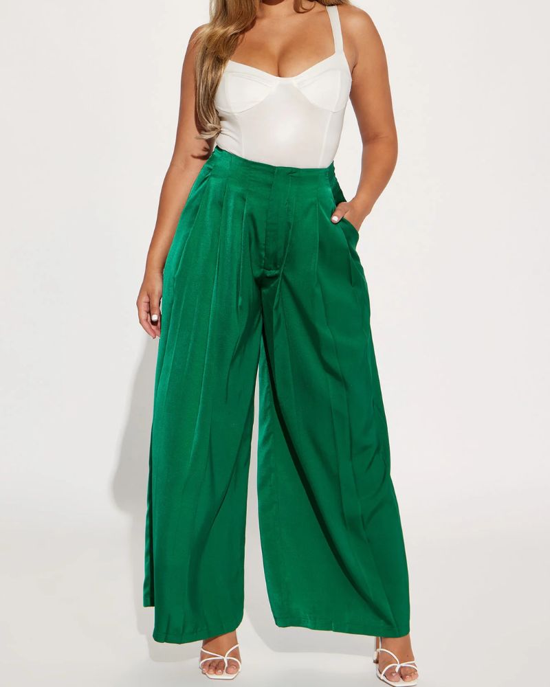 Better Now Satin Trouser Pant