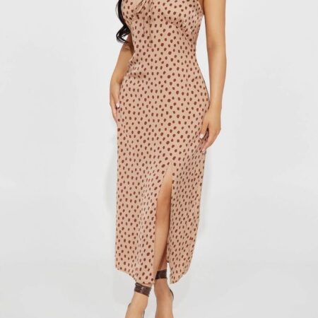 Elaine Satin Maxi Dress