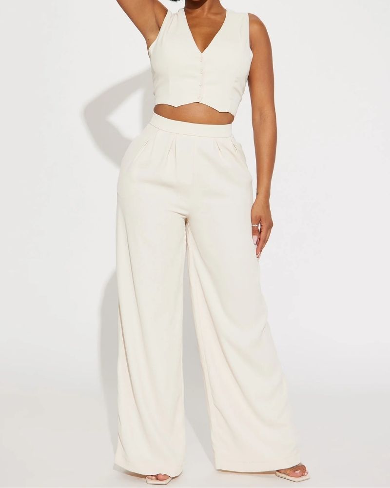 Milia Vest Pant Set