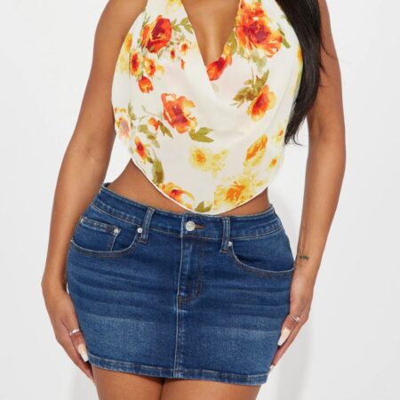 Special Effects Floral Halter Top